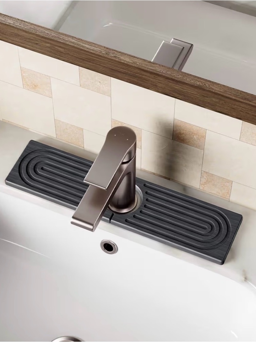 tapete de piedra para baño o cocina